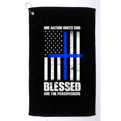 Blessed Are The Peacemakers Golf Towel