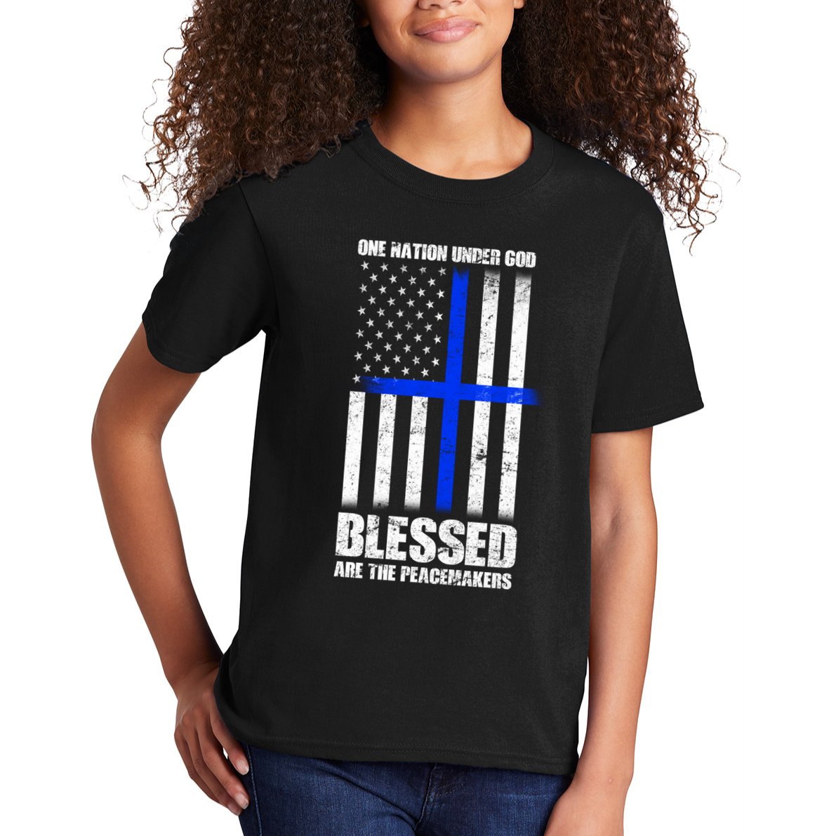 Blessed Are The Peacemakers Kids T-Shirt