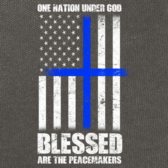 Blessed Are The Peacemakers Cotton Canvas Backpack