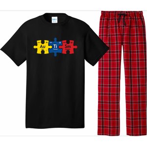 Periodic Elet Autism Puzzle Autism Awareness Gift Pajama Set