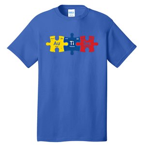 Periodic Elet Autism Puzzle Autism Awareness Gift Tall T-Shirt