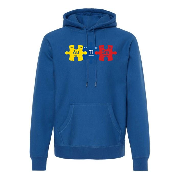 Periodic Elet Autism Puzzle Autism Awareness Gift Premium Hoodie