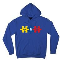 Periodic Elet Autism Puzzle Autism Awareness Gift Tall Hoodie