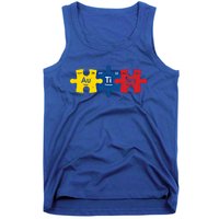 Periodic Elet Autism Puzzle Autism Awareness Gift Tank Top