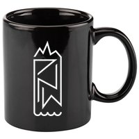 Pnw Earth And Water Minimal – Cascadia Pacific Northwest 11oz C Handle Ceramic Mug