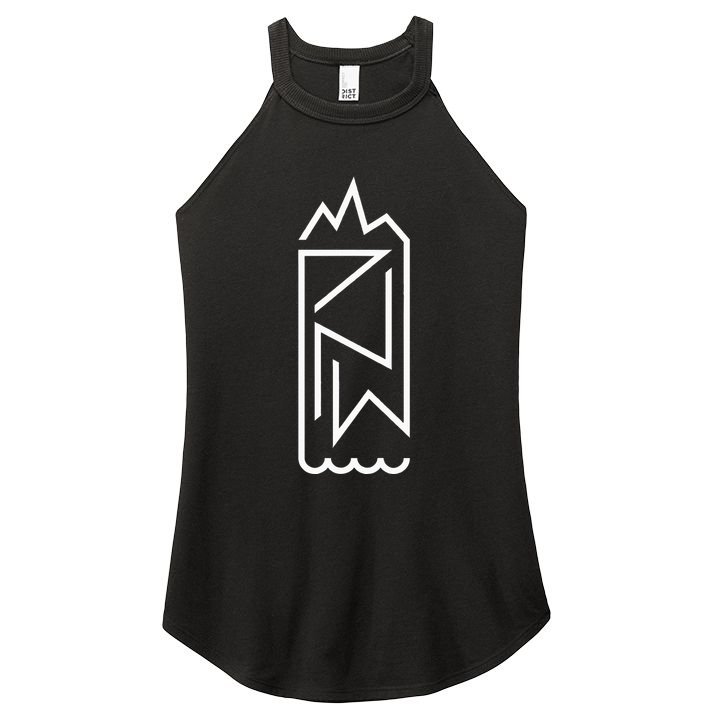 Pnw Earth And Water Minimal – Cascadia Pacific Northwest Women's Perfect Tri Rocker Tank