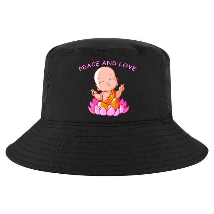 Peace And Love Buddha  Cool Comfort Performance Bucket Hat