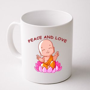 Peace And Love Buddha  Coffee Mug