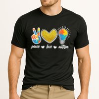 Peace Love & Autism Autism Awareness Month Performance Shirt
