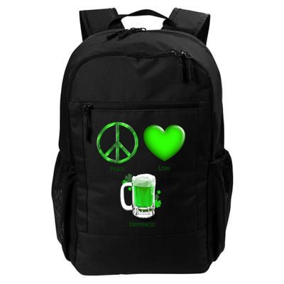 Peace Love Beer - Happiness Irish St. Patrick's Day Backpack
