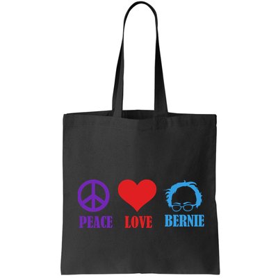 Peace Love Bernie Sanders 2020 Bag