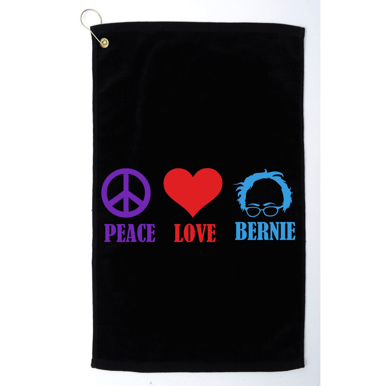 Peace Love Bernie Sanders 2020 Golf Towel
