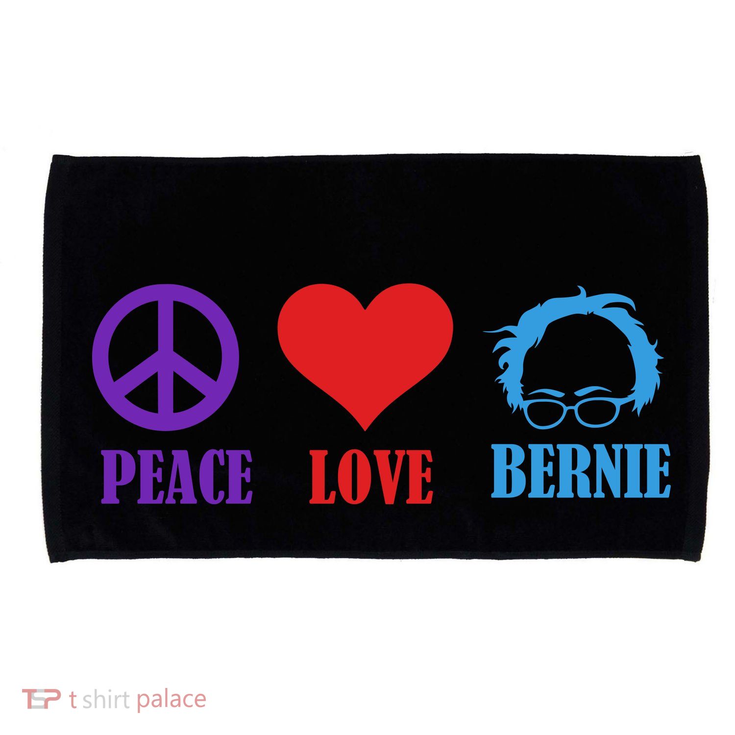 Peace Love Bernie Sanders 2020 Microfiber Hand Towel