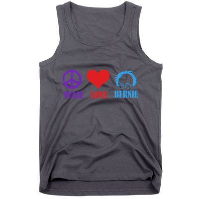 Peace Love Bernie Sanders 2020 Tank Top