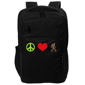 Peace Love Bigfoot  Impact Tech Backpack