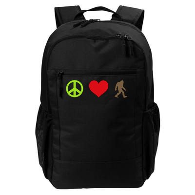 Peace Love Bigfoot  Daily Commute Backpack