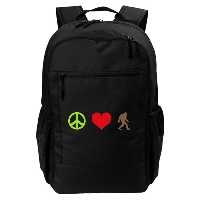 Peace Love Bigfoot  Backpack