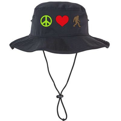 Peace Love Bigfoot  Legacy Cool Fit Booney Bucket Hat