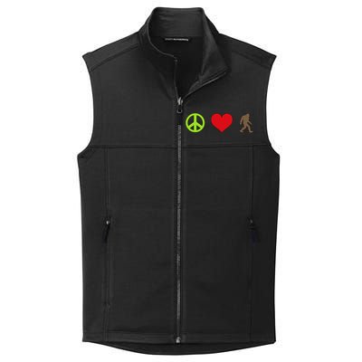 Peace Love Bigfoot  Collective Smooth Fleece Vest