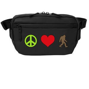 Peace Love Bigfoot  Crossbody Pack