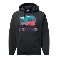 Peace Love Camp Performance Fleece Hoodie