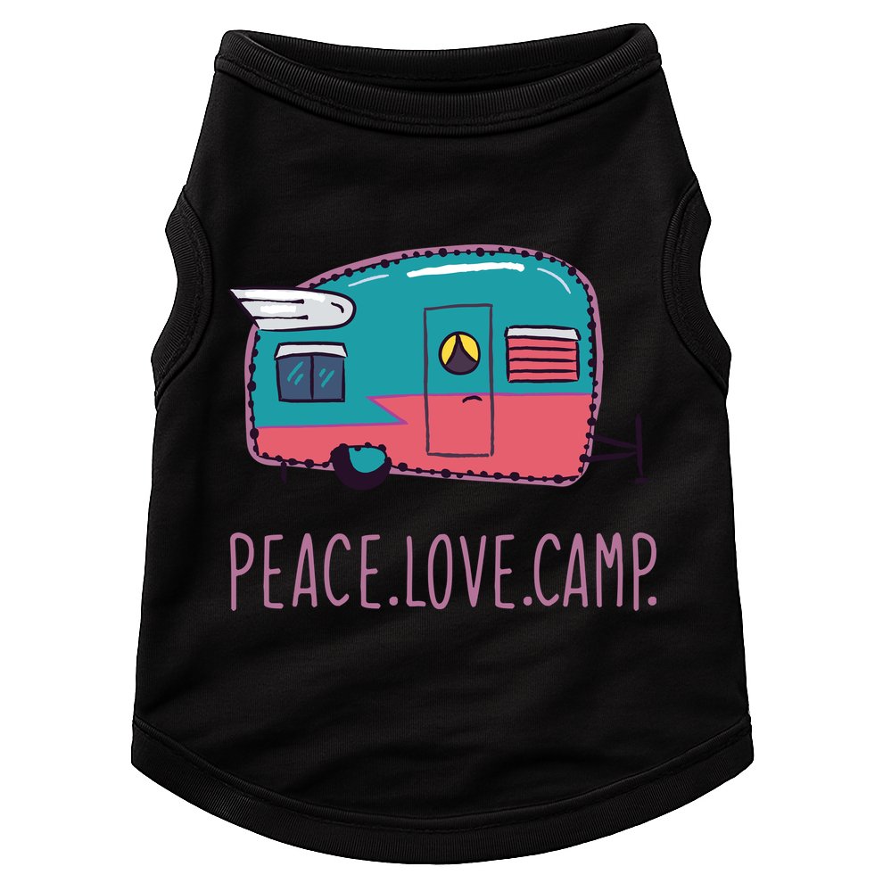 Peace Love Camp Doggie Tank