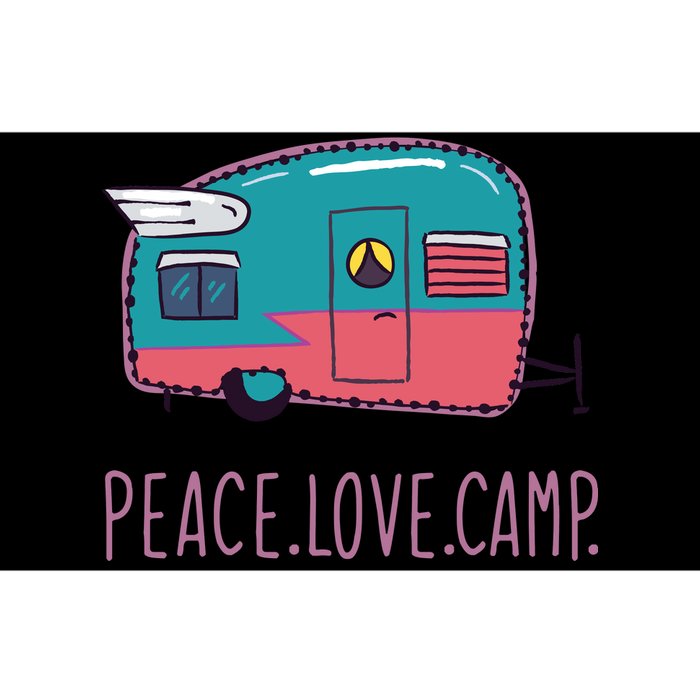 Peace Love Camp Bumper Sticker