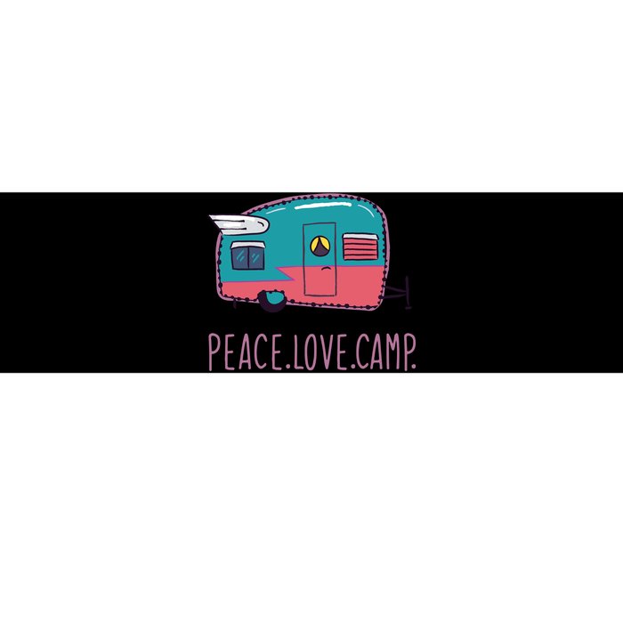 Peace Love Camp Bumper Sticker