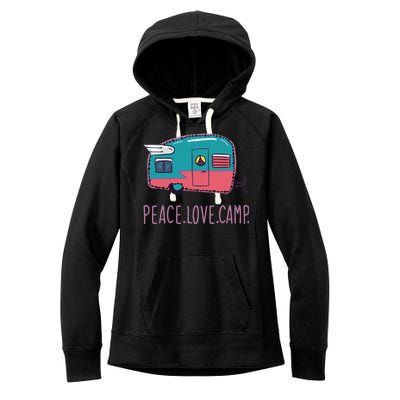 Peace Love Camp Women's Fleece Hoodie