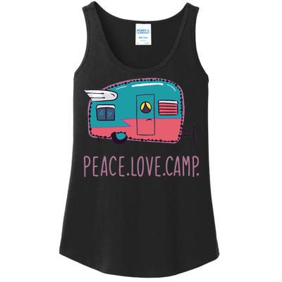 Peace Love Camp Ladies Essential Tank