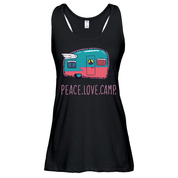 Peace Love Camp Ladies Essential Flowy Tank