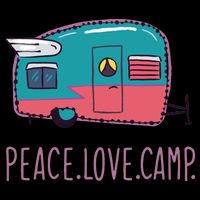 Peace Love Camp Ladies Essential Flowy Tank