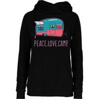 Peace Love Camp Womens Funnel Neck Pullover Hood