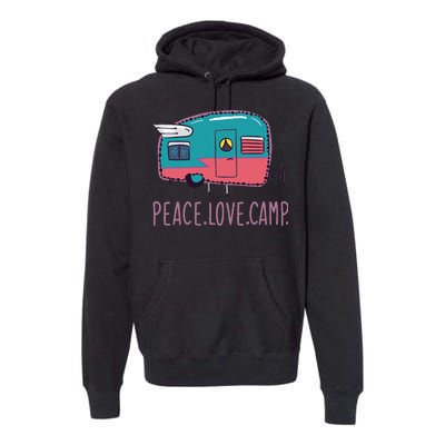 Peace Love Camp Premium Hoodie