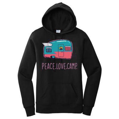 Peace Love Camp Women's Pullover Hoodie