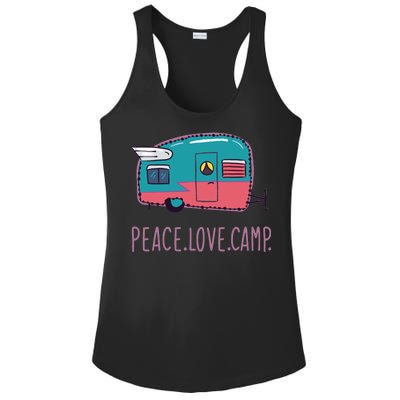 Peace Love Camp Ladies PosiCharge Competitor Racerback Tank