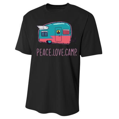 Peace Love Camp Performance Sprint T-Shirt