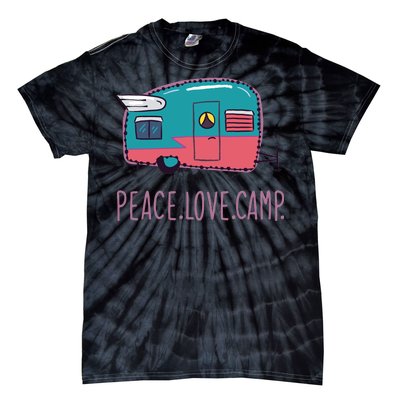 Peace Love Camp Tie-Dye T-Shirt