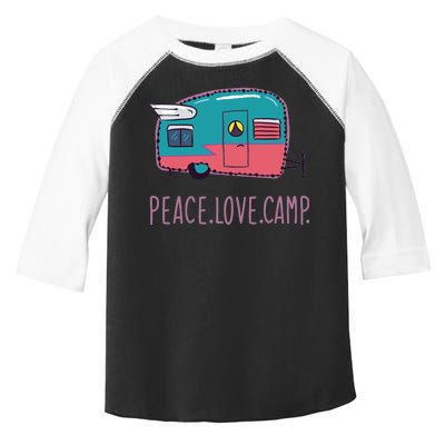 Peace Love Camp Toddler Fine Jersey T-Shirt