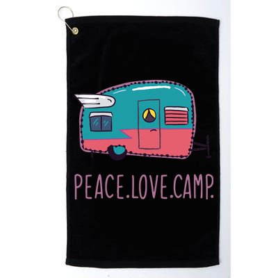 Peace Love Camp Platinum Collection Golf Towel