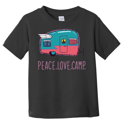 Peace Love Camp Toddler T-Shirt