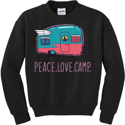 Peace Love Camp Kids Sweatshirt