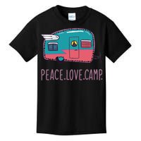 Peace Love Camp Kids T-Shirt