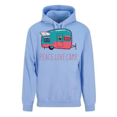 Peace Love Camp Unisex Surf Hoodie