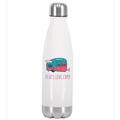 Peace Love Camp Stainless Steel Insulated Water Bottle