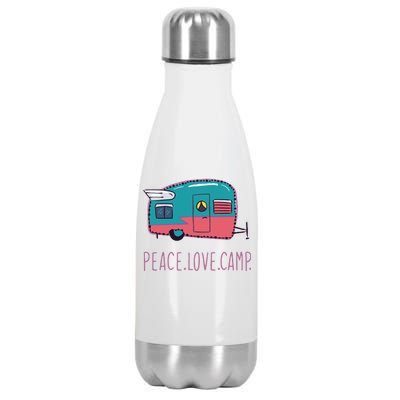 Peace Love Camp Stainless Steel Insulated Water Bottle