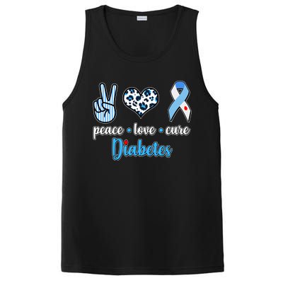 Peace Love Cure Diabetes PosiCharge Competitor Tank