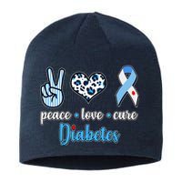 Peace Love Cure Diabetes Sustainable Beanie