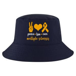 Peace Love Cure Multiple Sclerosis Cool Comfort Performance Bucket Hat