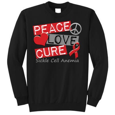 Peace Love Cure Sickle Cell Anemia Sweatshirt